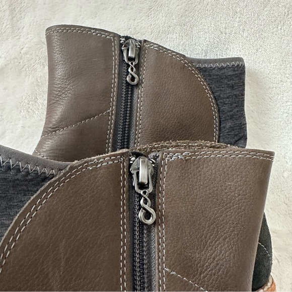 Ahnu Octavia Waterproof Ankle Boots Size 10 Gray/Brown 41EU - Picture 11 of 12